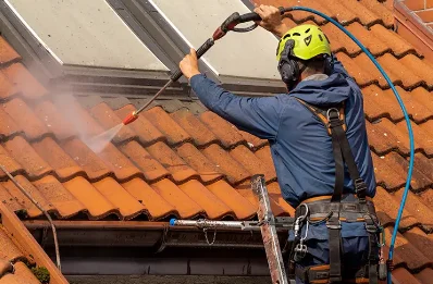 Démoussage et hydrofuge de toiture à Estigarde